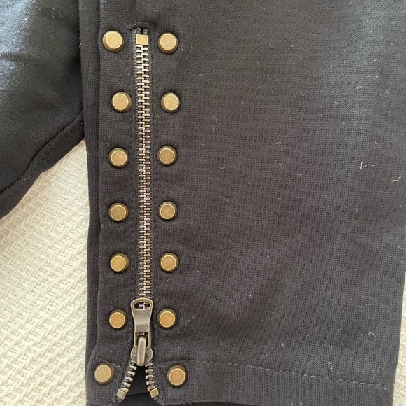 a.n.a Black Petite Leggings with Ankle Studs & Zippers - Picture 3 of 7